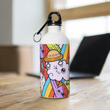 Mix up Alien Cloud Monster Doodle Stainless Steel Water Bottle - BnG Wear