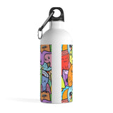 Surprised Monster Doodle Stainless Steel Water Bottle - BnG Wear