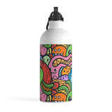 Cute Cartoon Doodle Stainless Steel Water Bottle - BnG Wear
