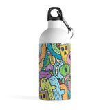 Alien Doodle Stainless Steel Water Bottle - BnG Wear