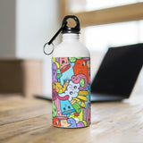 Smiling Monster Doodle Stainless Steel Water Bottle - BnG Wear