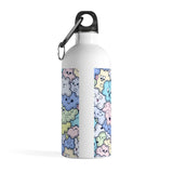 Many Cute Cloud Doodle Stainless Steel Water Bottle - BnG Wear