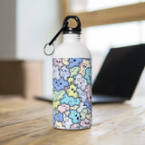Many Cute Cloud Doodle Stainless Steel Water Bottle - BnG Wear