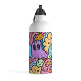 Cute Monster Doodle Stainless Steel Water Bottle - BnG Wear