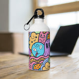 Cute Monster Doodle Stainless Steel Water Bottle - BnG Wear