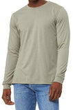 Cotton T-Shirt Men's Green full-Sleeve roundneck