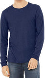 Men's Cotton T-Shirt Navy blue  full-Sleeve roundneck