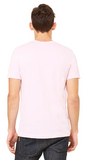 light pink plain t-shirt back