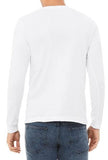 Men's Cotton T-Shirt White full-Sleeve roundneck