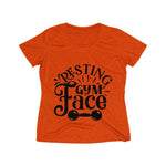 Resting Gym Face Women's Heather Wicking Tee - BnG Wear
