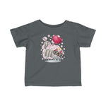 Infant Fine Jersey Printed Tee | Specs Kitty - BnG Wear