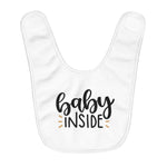 Fleece Baby Bib | Baby Shower | Baby Inside - BnG Wear