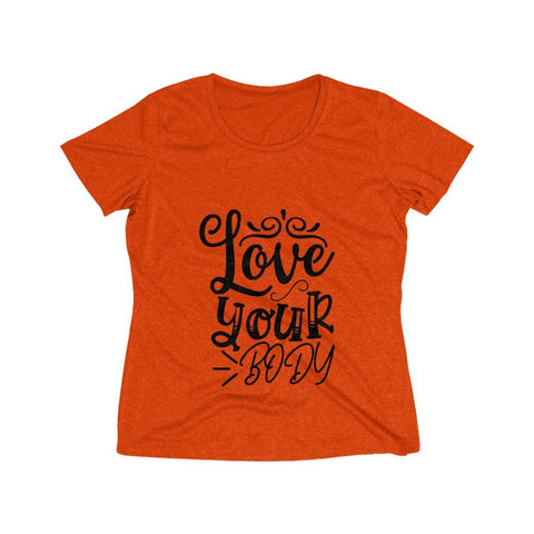 Love Your Body Women's Heather Wicking Tee - BnG Wear