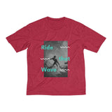 Men's Heather Dri-Fit Tee | Ride That Wave - BnG Wear