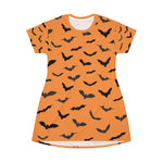 bat halloween t shirt dress