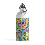 Alien Doodle Stainless Steel Water Bottle - BnG Wear