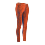 Women's Cut & Sew Casual Leggings | Jeggings | Wooden Abstract - BnG Wear
