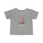 Infant Fine Jersey Printed Tee | Rainbow kitty - BnG Wear