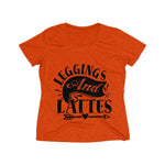 Leggings and Lattes Women's Heather Wicking Tee - BnG Wear