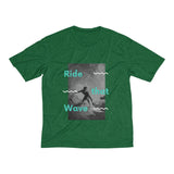 Men's Heather Dri-Fit Tee | Ride That Wave - BnG Wear