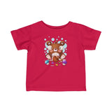 Infant Fine Jersey Printed Tee |  Mushroom Teddy - BnG Wear