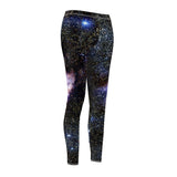 Women's Cut & Sew Casual Leggings | Jeggings | Galaxy Abstract - BnG Wear