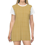 Verticals lines Dessert sand Storm T-Shirt Dress - BnG Wear