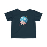 Infant Fine Jersey Printed Tee | Mushroom Skipping - BnG Wear