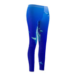 Women's Cut & Sew Casual Leggings | Jeggings | Shark Abstract - BnG Wear