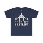 DeadLift BestLift| Men's Fitted Short Sleeve Round Neck Tee - BnG Wear