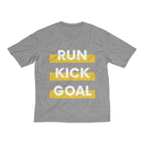 Men's Heather Dri-Fit Tee | Run Kick Goal Football - BnG Wear