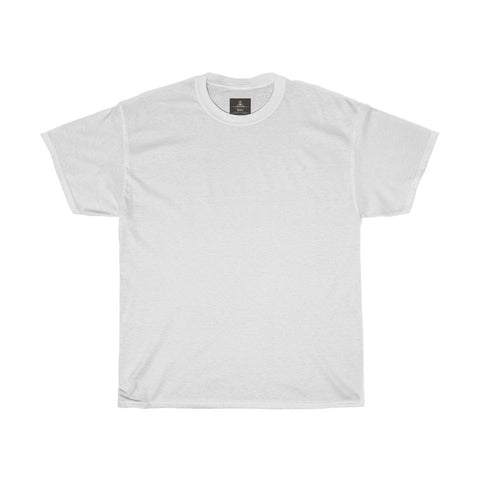 Unisex Round Neck Plain T-Shirt White (Regular Fit)