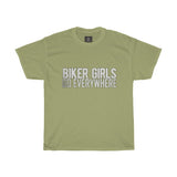 Bikers Girl Go Everywhere | Printed Tshirt round neck - BnG Wear