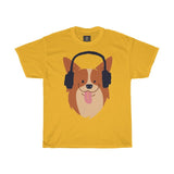 Cute Music Dog Printed Tshirt round neck - BnG Wear