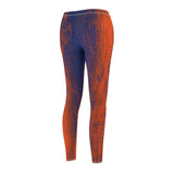 Women's Cut & Sew Casual Leggings | Jeggings | Wooden Abstract - BnG Wear
