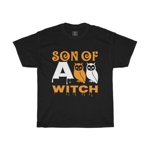 son of a witch halloween owl classic t shirt
