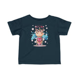 Infant Fine Jersey Printed Tee | Cow - BnG Wear