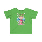 Infant Fine Jersey Printed Tee | Cow - BnG Wear