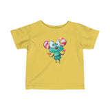 Infant Fine Jersey Printed Tee |  Happy alien Monster - BnG Wear