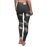 Women's Cut & Sew Casual Leggings | Jeggings | Chain Abstract - BnG Wear
