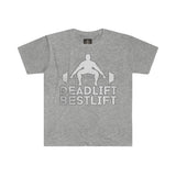 DeadLift BestLift| Men's Fitted Short Sleeve Round Neck Tee - BnG Wear