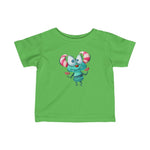 Infant Fine Jersey Printed Tee |  Happy alien Monster - BnG Wear
