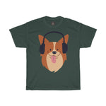 Cute Music Dog Printed Tshirt round neck - BnG Wear