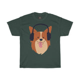 Cute Music Dog Printed Tshirt round neck - BnG Wear