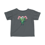 Infant Fine Jersey Printed Tee | Cute Monster Alien - BnG Wear