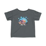 Infant Fine Jersey Printed Tee | Cute Donkey and its friends - BnG Wear