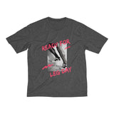 Men's Heather Dri-Fit Tee | Ready For Leg Day GYM - BnG Wear