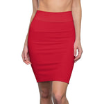 Maroon Women's Pencil Skirt - BnG Wear