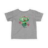 Infant Fine Jersey Printed Tee | Cute Monster Insect - BnG Wear