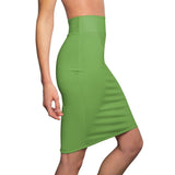Green Women's Pencil Skirt - BnG Wear